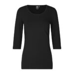 ID T-shirt strekk 3/4 S, kvinnur