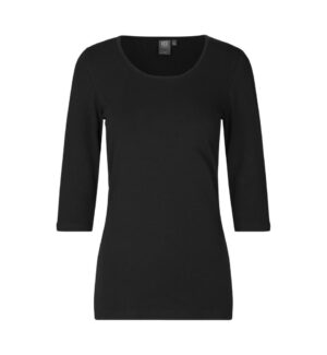 ID T-shirt strekk 3/4 S, kvinnur