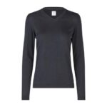 ID Pullover merino V-háls, kvinnur