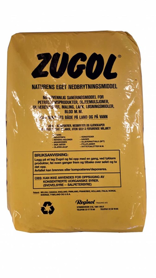 Absorberandi oljubark Zugol