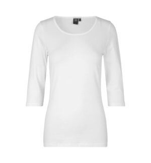 ID T-shirt strekk 3/4 S, kvinnur