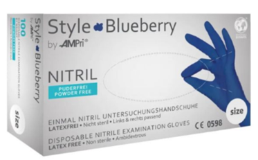 Blueberry Einnýtishandskar, Nitril